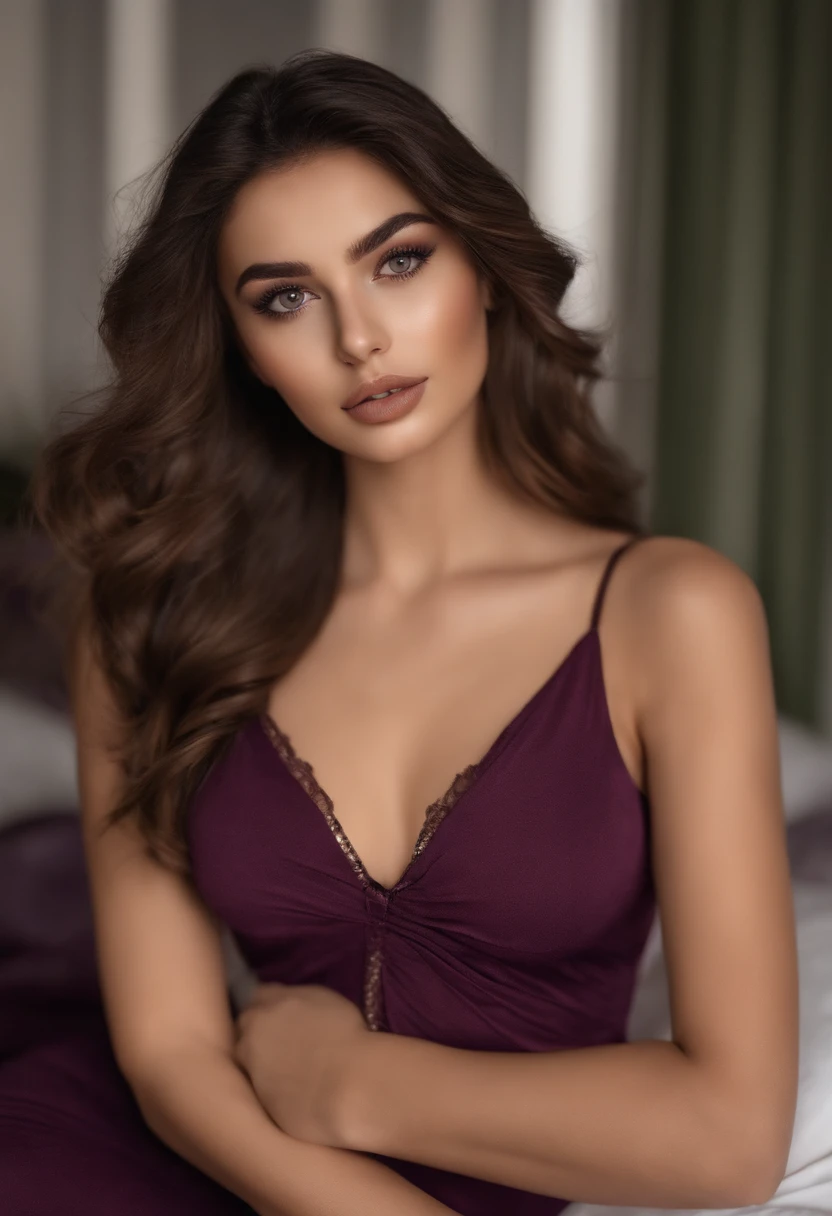 Arafat-Frau im passenden Bikini, big tits, Sexy girl with brown eyes, portrait sophie mudd, brown hair and big eyes, junge frau selfie, Augen im Schlafzimmer, Purple Myers, kein Make-up, Natural makeup, Blick direkt in die Kamera, Gesicht mit Artgram, dezentes Make-up, Stunning full body shot , in a , Vor dem Meer, Spaltung