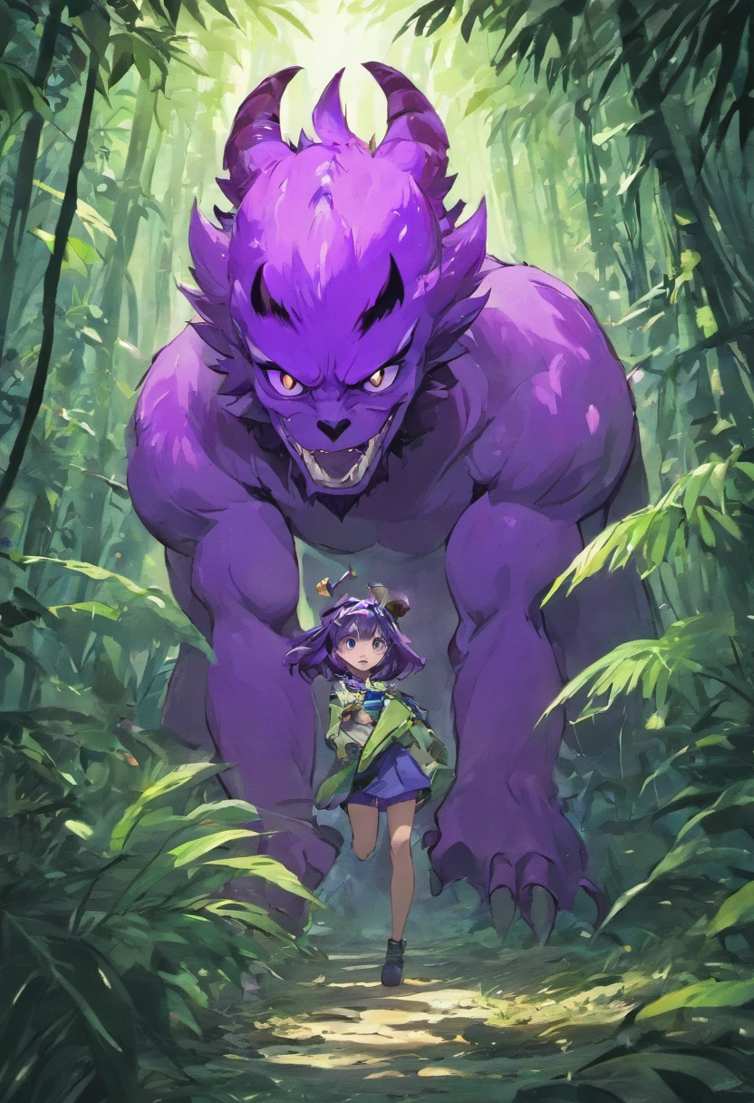 Purple Monster, Crawling through the jungle