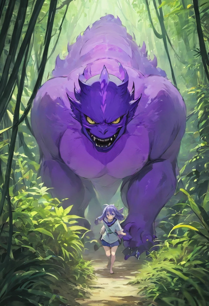 Purple Monster, Crawling through the jungle