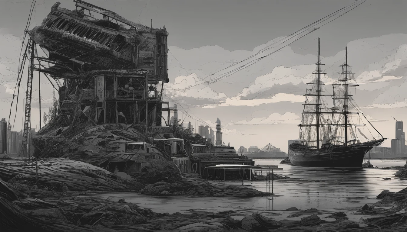 Geographic data Kraken in the style of detailed comic style photoshoot