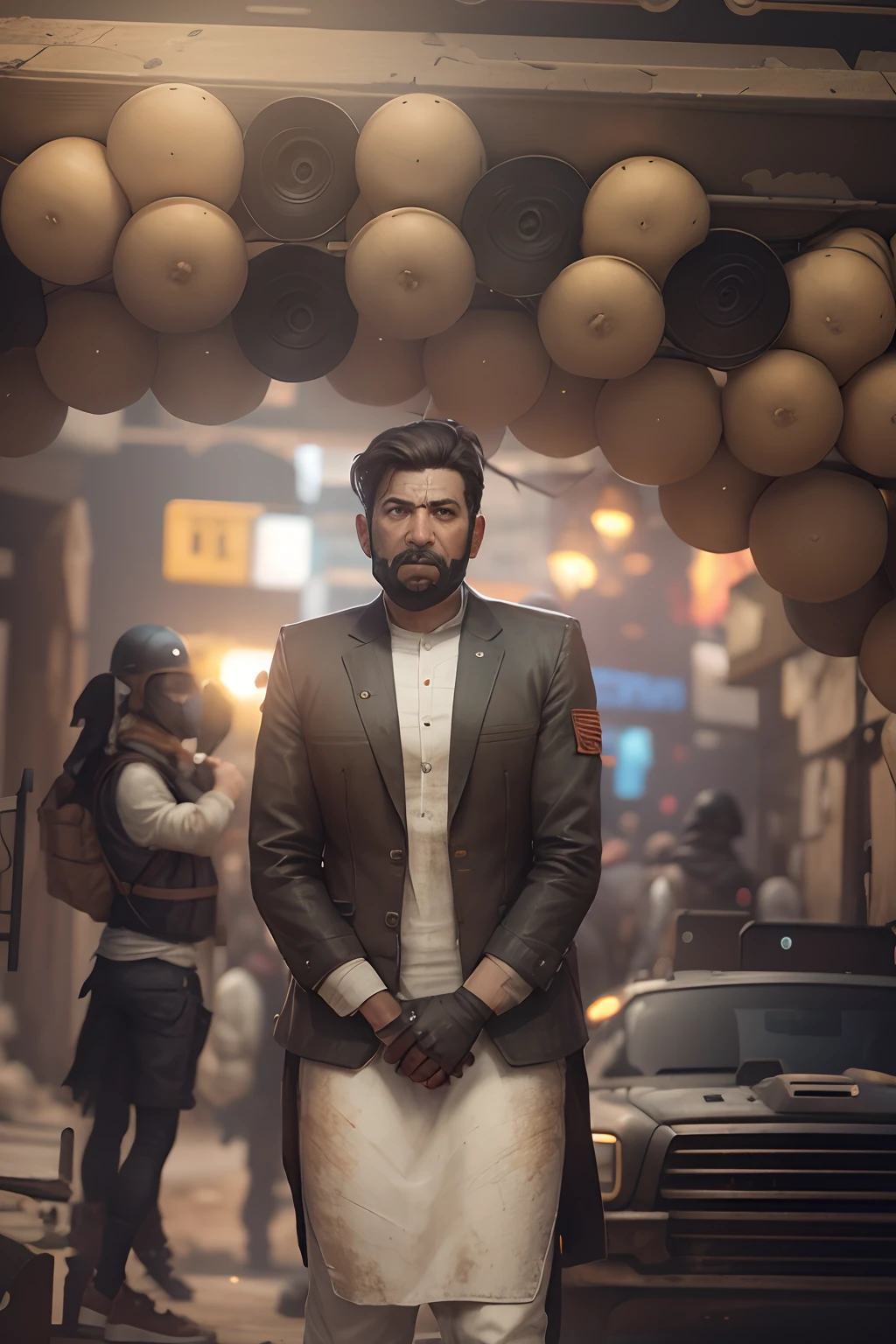 Reailistic face pubg background and pubg mummy suite