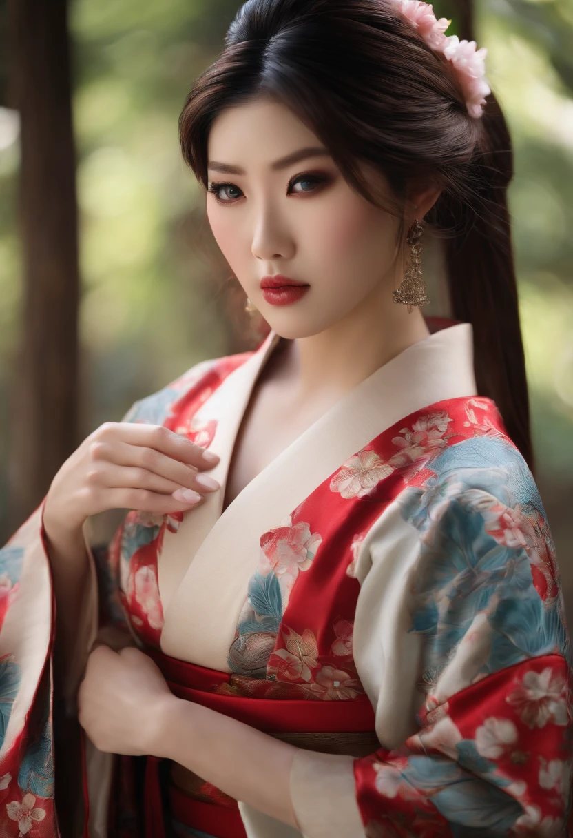 Japanese, girl, hyper realistic, big breasted