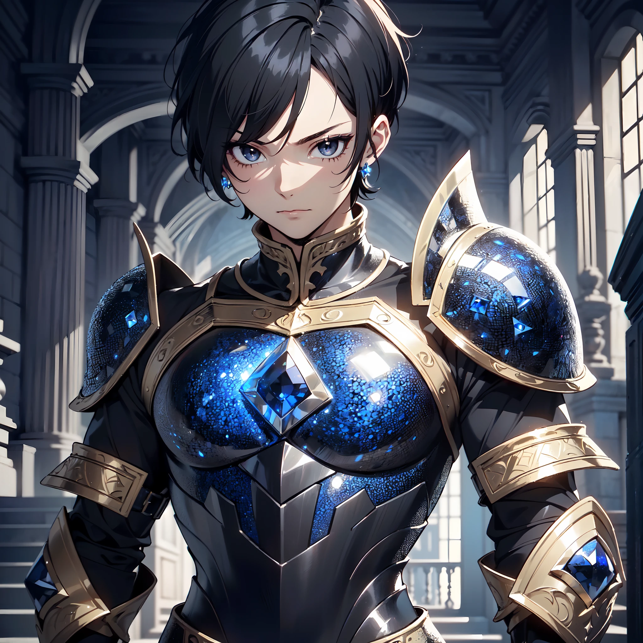 128K Ultra High Definition,
128K Ultra High Quality,
128K Ultra High Resolution,
Best Definition,
Best Quality,
Best Resolution,
Perfectly Detailed,
Perfectly Designed,
Extremely Detailed,
Extremely Designed,
Hyper Detailed,
Hyper Definition,
Hyper Quality,
Hyper Resolution,
Masterpiece,
(((Anime))),
Body Shot,
(((Boy))),
Handsome,
Muscular Body,
(((Black Short Hair))),
(((Black Eyes))),
(((Hyper Detailed & Perfectly Designed Blue Sapphire Armor Plates))),
(((Hyper Detailed & Perfectly Designed Engraving Jeweled Baron Armor))),
(((Inside Of Medieval Royal Palace Background Scenery))),