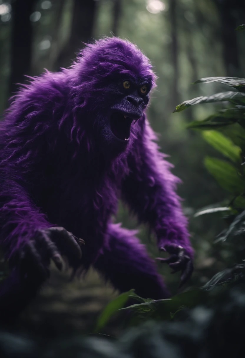 Purple Monster, Jungle Runner