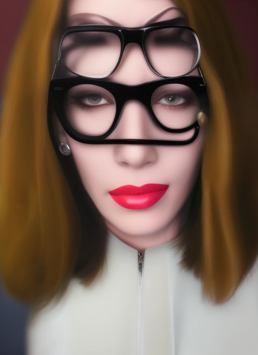 Woman with glasses