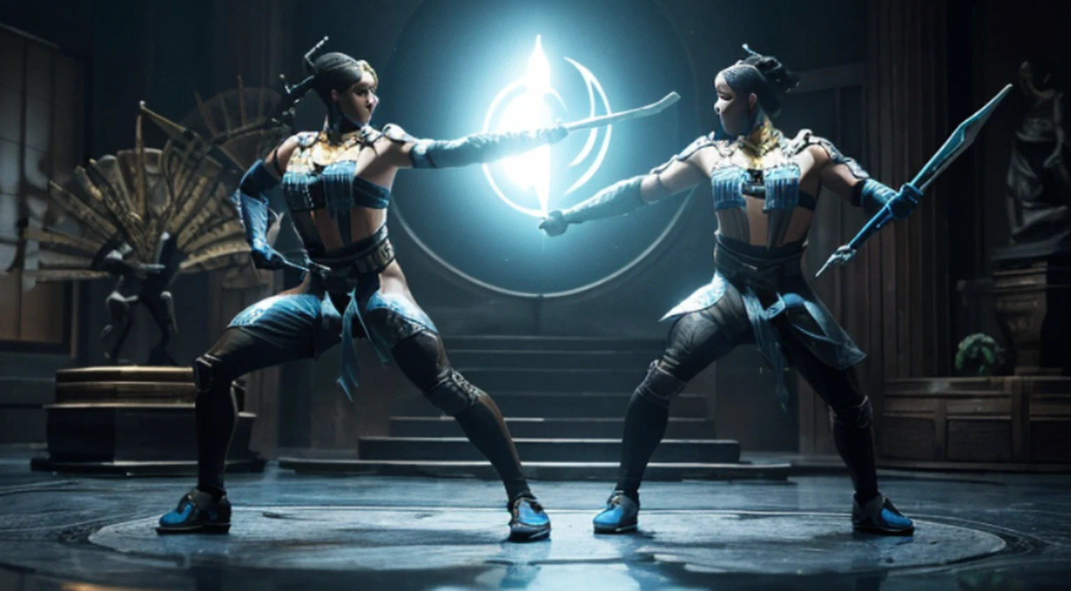 Kitana from Mortal Kombat posing in victory pose in her best outfit, (melhor qualidade, 4k, Altas, master part:1.2), ultra-detalhado, Realistic:1.37, Rosto e corpo detalhados, flowing hair, confident expression, cores vibrantes, guerreiro de artes marciais, olhos ferozes, Athletic Physique, traje intrincado, intricate design patterns, foco nítido, postura poderosa, dynamic pose, Cinematic lighting, fantasy scenery, personagem de jogo de luta, belas paisagens ao fundo, atmosfera intensa, alto contraste, Shadows Dramatic, artistic composition, pintado digitalmente, arte conceitual do jogo, vibrant and energetic, iconic character, arte inspirada na cultura japonesa.