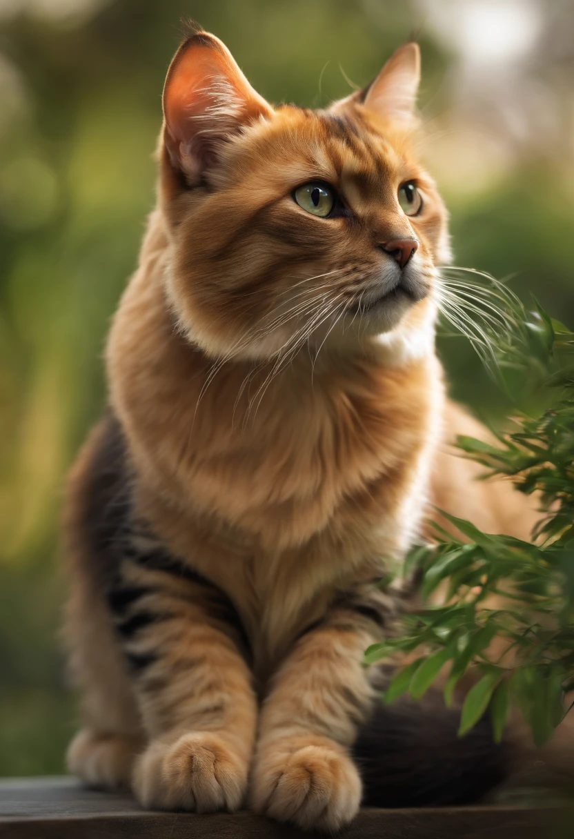 gato de raza persa, imagen super realista,