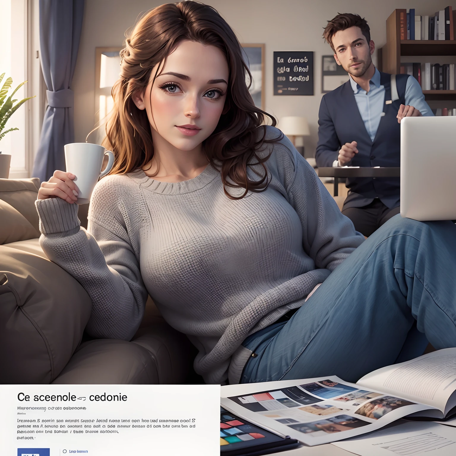 Image de page commerciale Facebook,