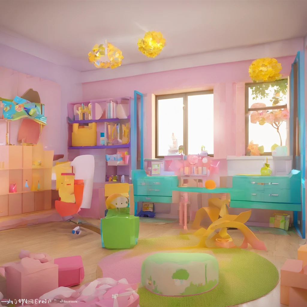 super bonito IP menina por pop mart, olhos brilhantes, querubim,Vestidinho branco, argila, Modelos, um brinquedo de caixa cega, Brilhante e delicado,fundo limpo, Bom brilho, 3D rendering of,best quality