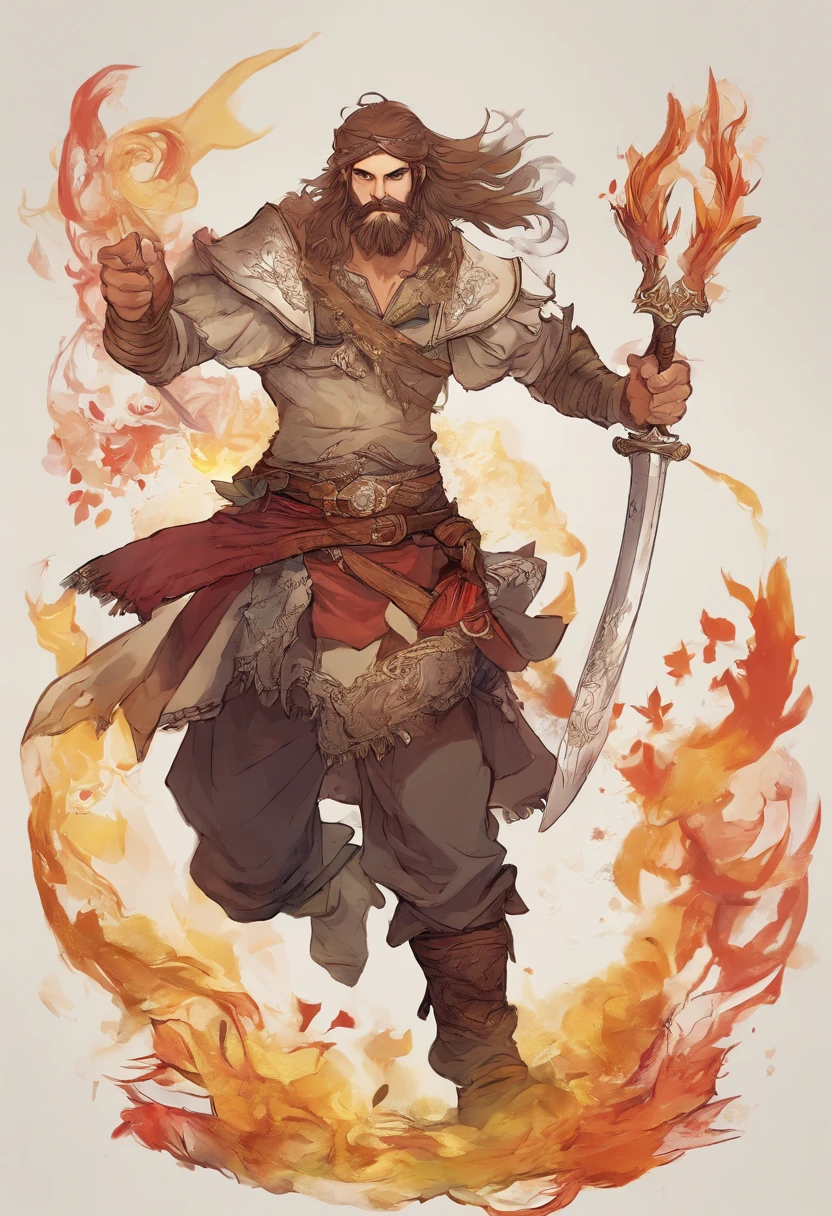 1 , menino guerreiro, estilo rpg, espada longa, cabelos loiros, menino muscu