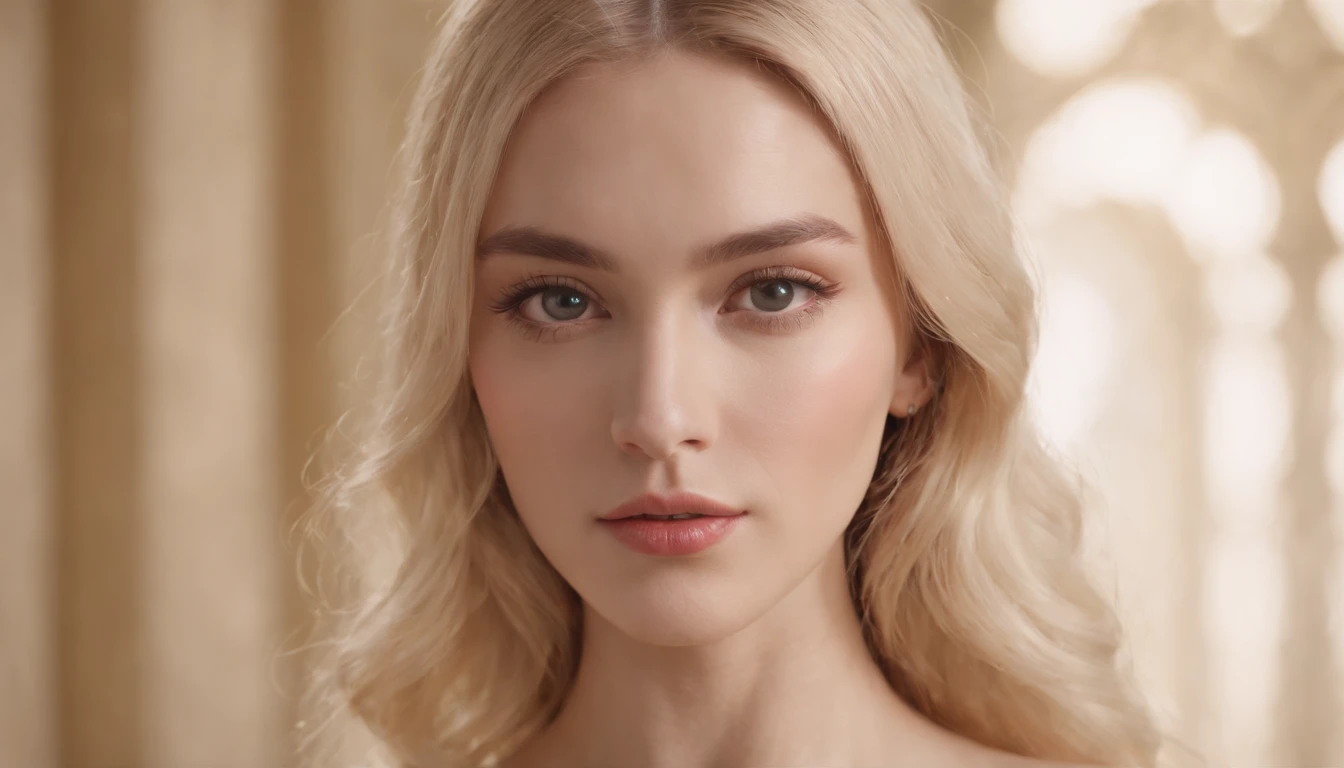 ((Best Quality, 8K, Masterpiece: 1.3)), full - body, Clear Focus: 1.2, Outstanding beauty: 1.4, slender abs: 1.2, ((blonde, big: 1.2)), naked ass, Highly Detailed Facial and Skin Texture, 詳細な目, double eyelids