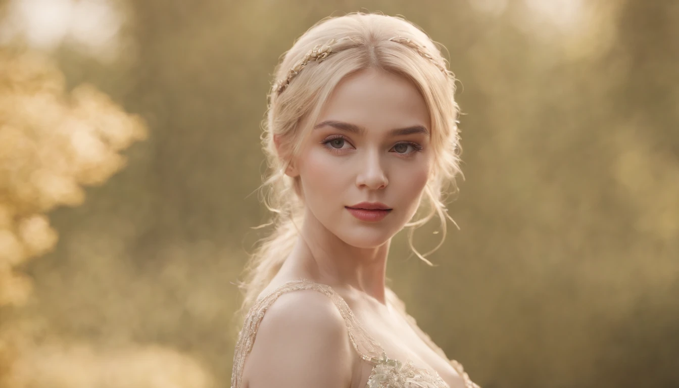 ((Best Quality, 8K, Masterpiece: 1.3)), full - body, Clear Focus: 1.2, Outstanding beauty: 1.4, slender abs: 1.2, ((blonde, big: 1.2)), naked ass, Highly Detailed Facial and Skin Texture, 詳細な目, double eyelids