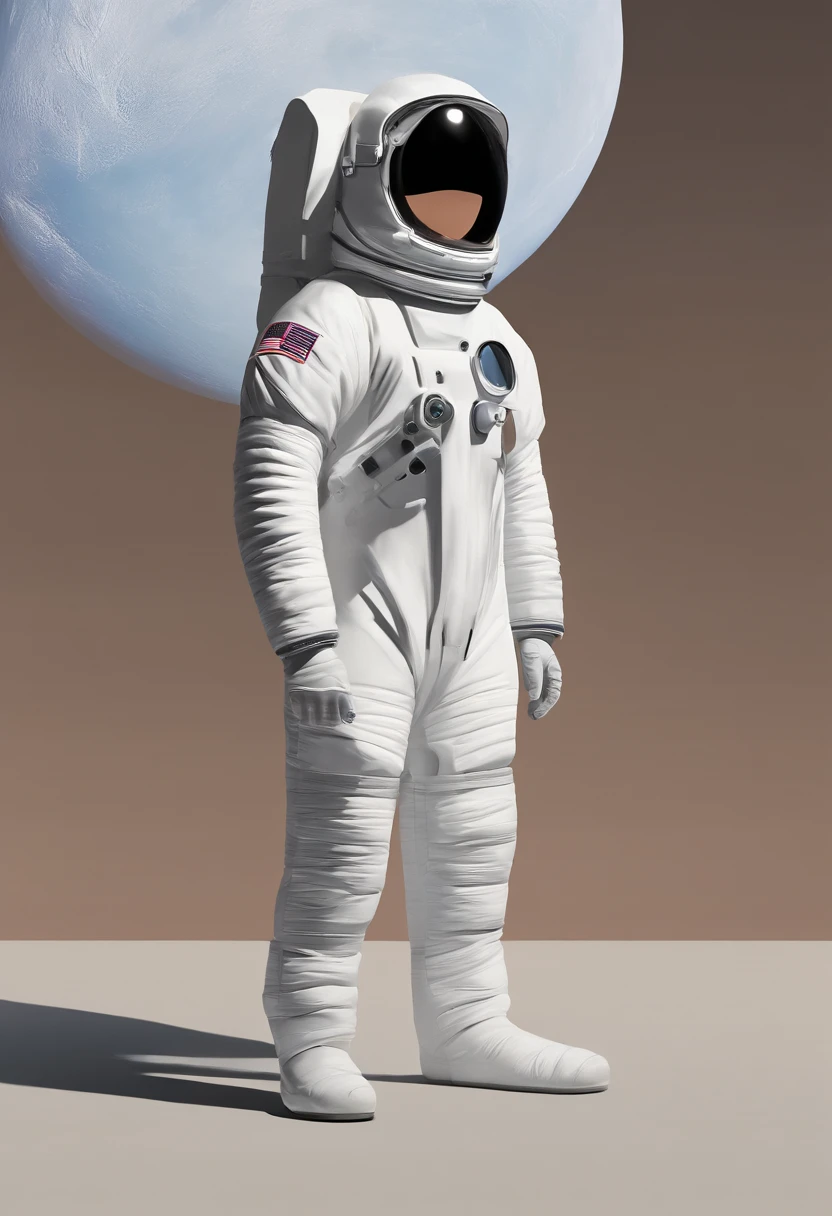 A penis in a spacesuit instead of an astronaut