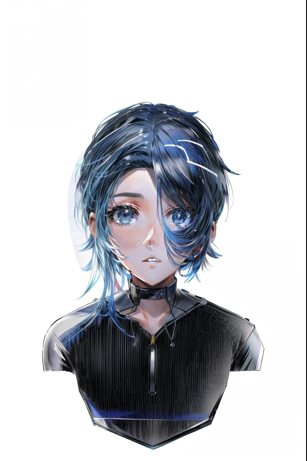 um desenho animado de um menino com um curativo no rosto, personagem estilo anime, Vetor Anime sombreado, em estilo anime, cel - estilo de arte sombreado, como um personagem de anime, personagem de anime, Fubuki, 2 d estilo anime, em estilo anime, anime estilizado, dystopian sci-fi character, retrato de meio corpo, retrato de personagem de mim, jovem homem de anime