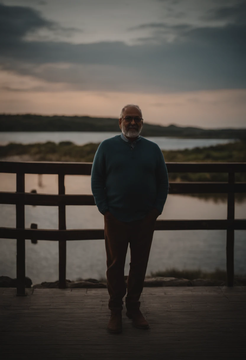 Retrato de um pai preocupado com o dinheiro