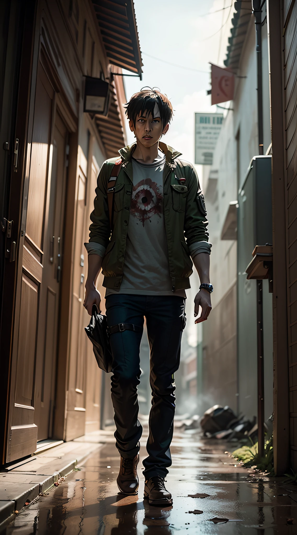 How has the protagonist changed his way of thinking and values since the beginning of the zombie outbreak?