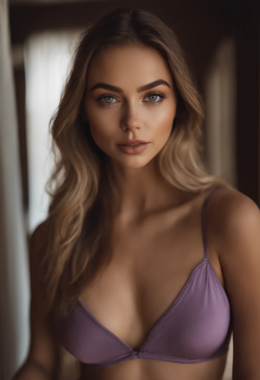 woman with matching tank top and panties, fille sexy aux yeux brun, Portrait Sophie Mudd, Portrait de Corinna Kopf, cheveux blonds et grands yeux, selfie of a young woman, Les yeux dans le club Violet Myers, ohne Maquillage, maquillage naturel, Look directly into the camera, Visage avec Artgram, dezentes Maquillage, Superbe photo du corps entier, dans la salle de bain, Fission