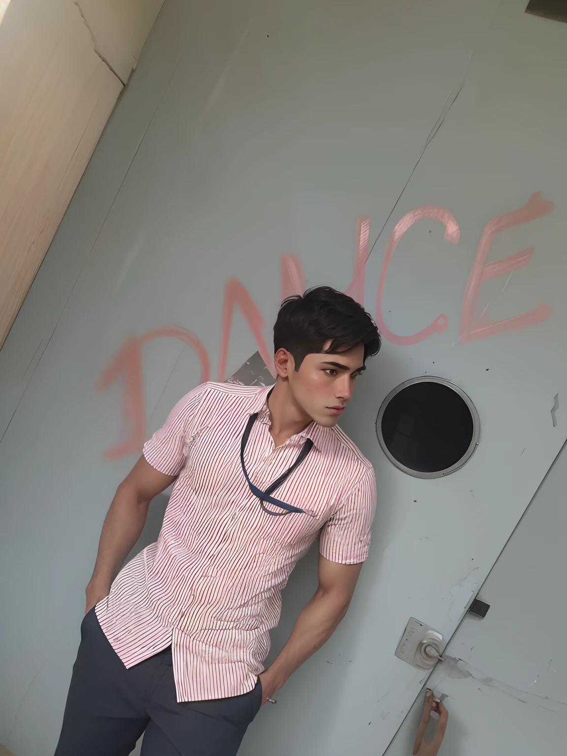 Change Background , handsome boy , realistic face , change Clothes