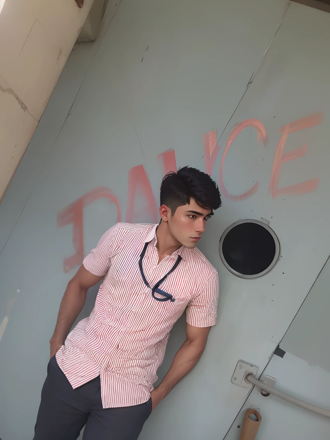 Change Background , handsome boy , realistic face , change Clothes