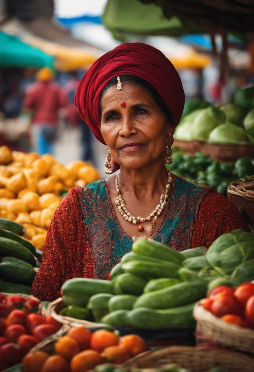 Woman at the market