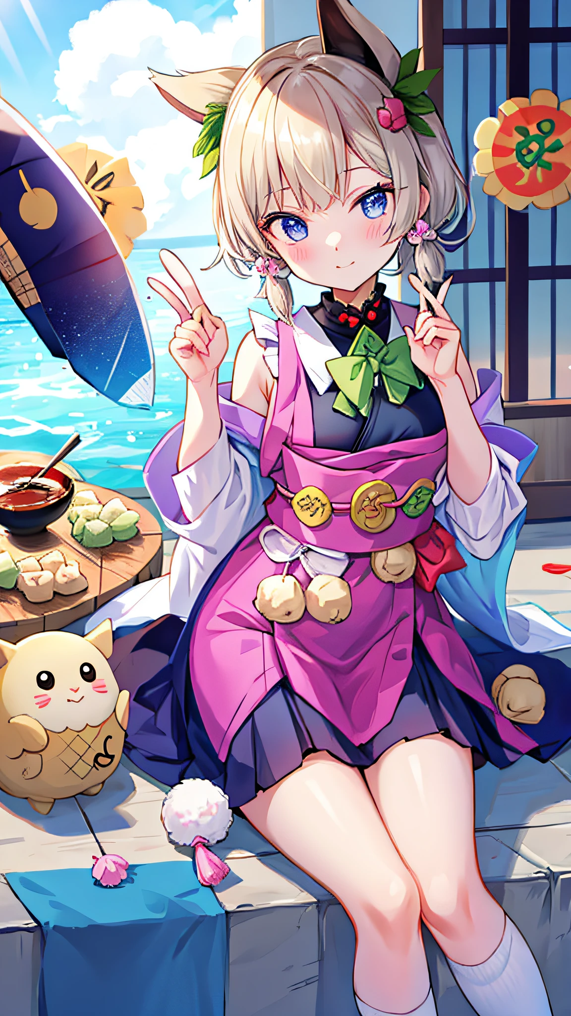 Mitarashi dumplings