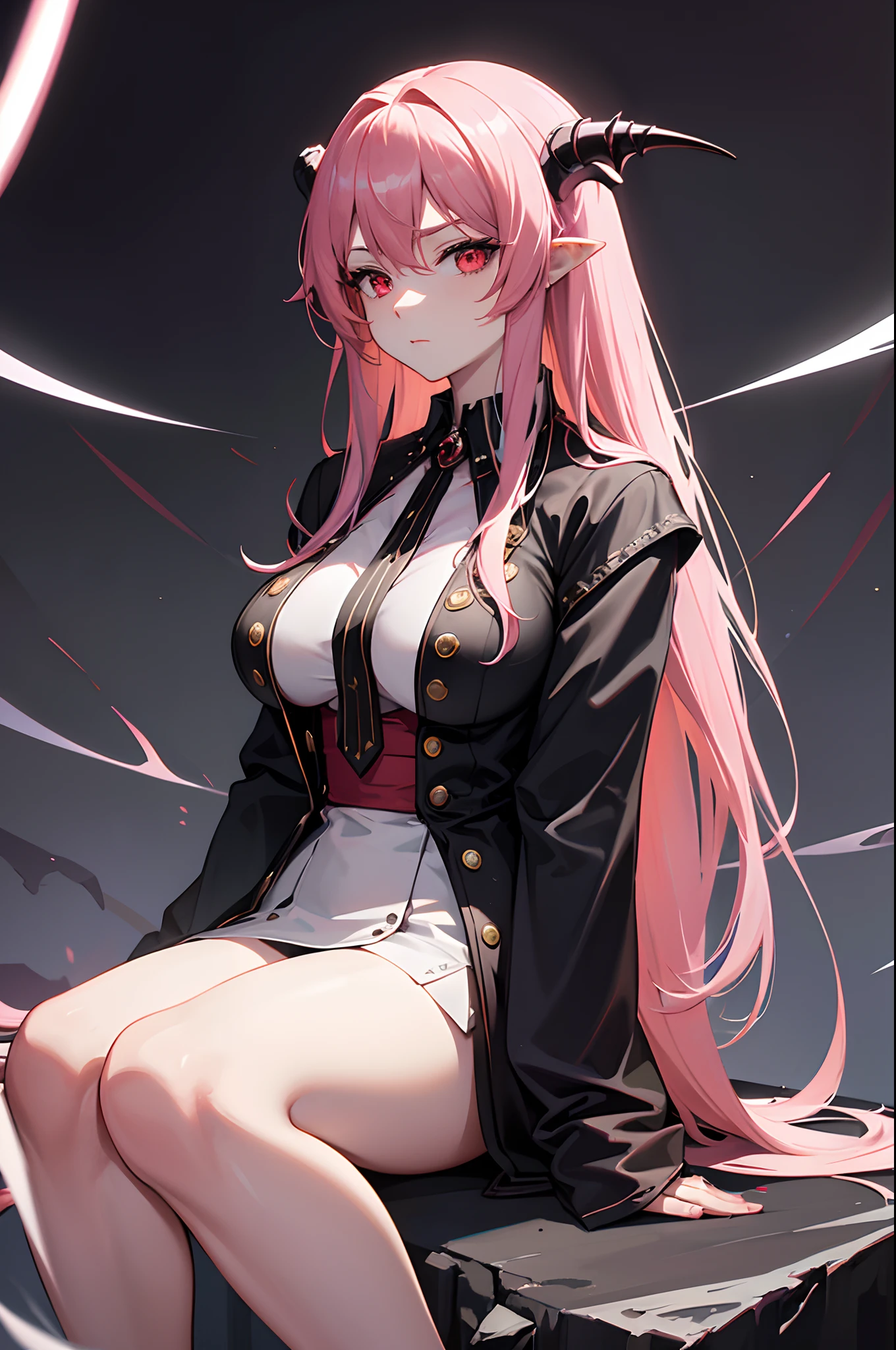 ((Zero Two Darling en el Franxx)),  8k, Obra maestra, Smile at the camera, La mejor calidad, fotorrealista, Ultra detallado, 1 girl,  textura realista de la piel, senos grandes, Mira hacia el espectador, , Camiseta suelta de medio corte,, Underboobs, debajo de los senos, Micro mini falda, , movie lighting, Enfoque facial, Ojos finos, Cara detallada, Cara bien iluminada, Rayos de sol, Bailar en un ambiente ciberpunk, Low-angle shot, Vista desde abajo