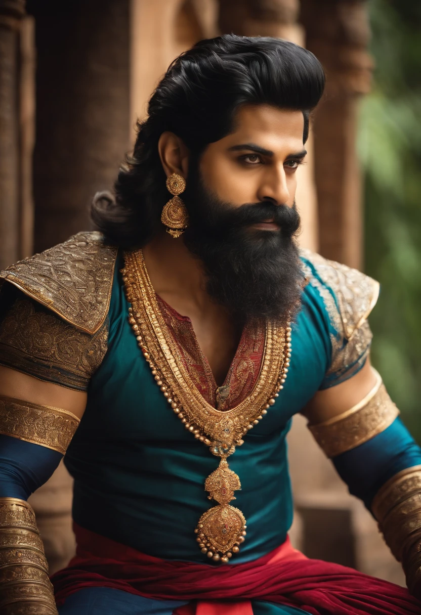 Yash as ravana beard real