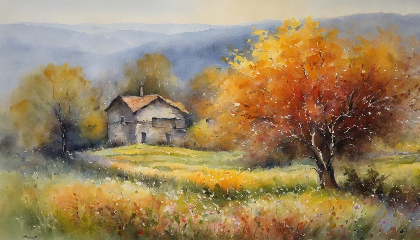 ​masterpiece、top-quality、Impresionismo,Paintings by professional painters,Claude Monet,Hinageshi Field