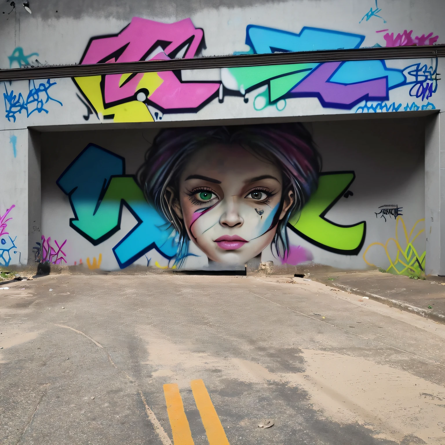 abandoned city with graffiti, Grafite em parede abandonada, grafites intrincados, graffiti on the walls
(melhor qualidade,ultra-detalhado), grafite colorido em uma parede, grafite ao fundo, Grafite em uma parede colorida, Arte do grafite ao fundo, grafite vibrante em uma parede, parede coberta de grafite colorido, grafite cobrindo uma parede, Artistic graffiti in the background, grafite vibrante e detalhado, parede abandonada com grafite colorido, Graphite highlighting the background, vivid colors, vibes de arte urbana, atmosfera de arte de rua, vibrante e atraente, arte de pintura spray lindamente detalhada, Expressive traces of graphite, dynamic and energetic, visualmente deslumbrante, visualmente impressionante, ousado e vibrante, artistry, paisagem urbana colorida.