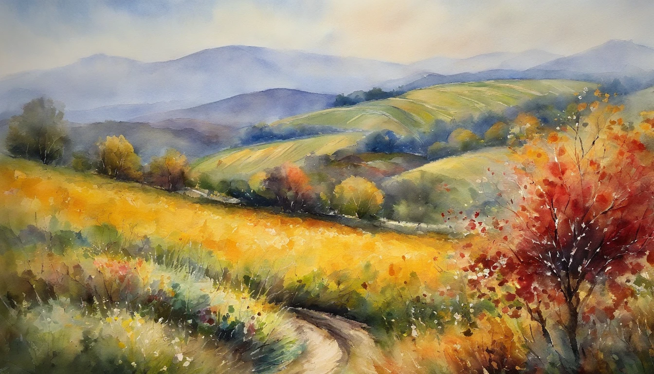 masterpiece、top-quality、Impresionismo,Paintings by professional painters,Claude Monet,Hinageshi Field