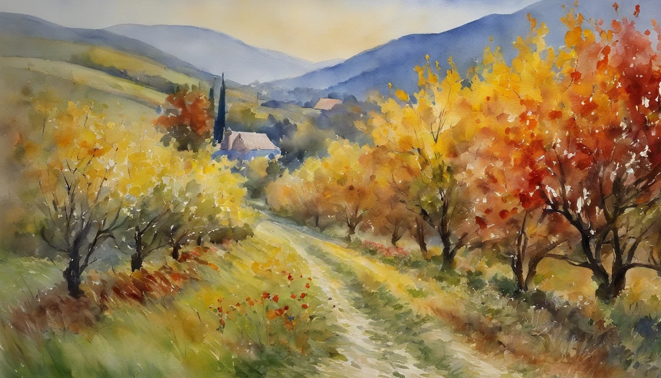 masterpiece、top-quality、Impresionismo,Paintings by professional painters,Claude Monet,Hinageshi Field