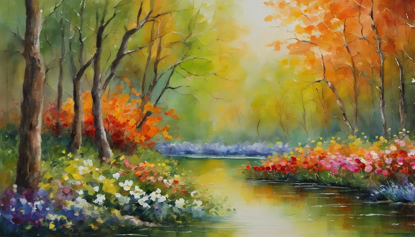masterpiece、top-quality、Impresionismo,Paintings by professional painters,Claude Monet,Hinageshi Field