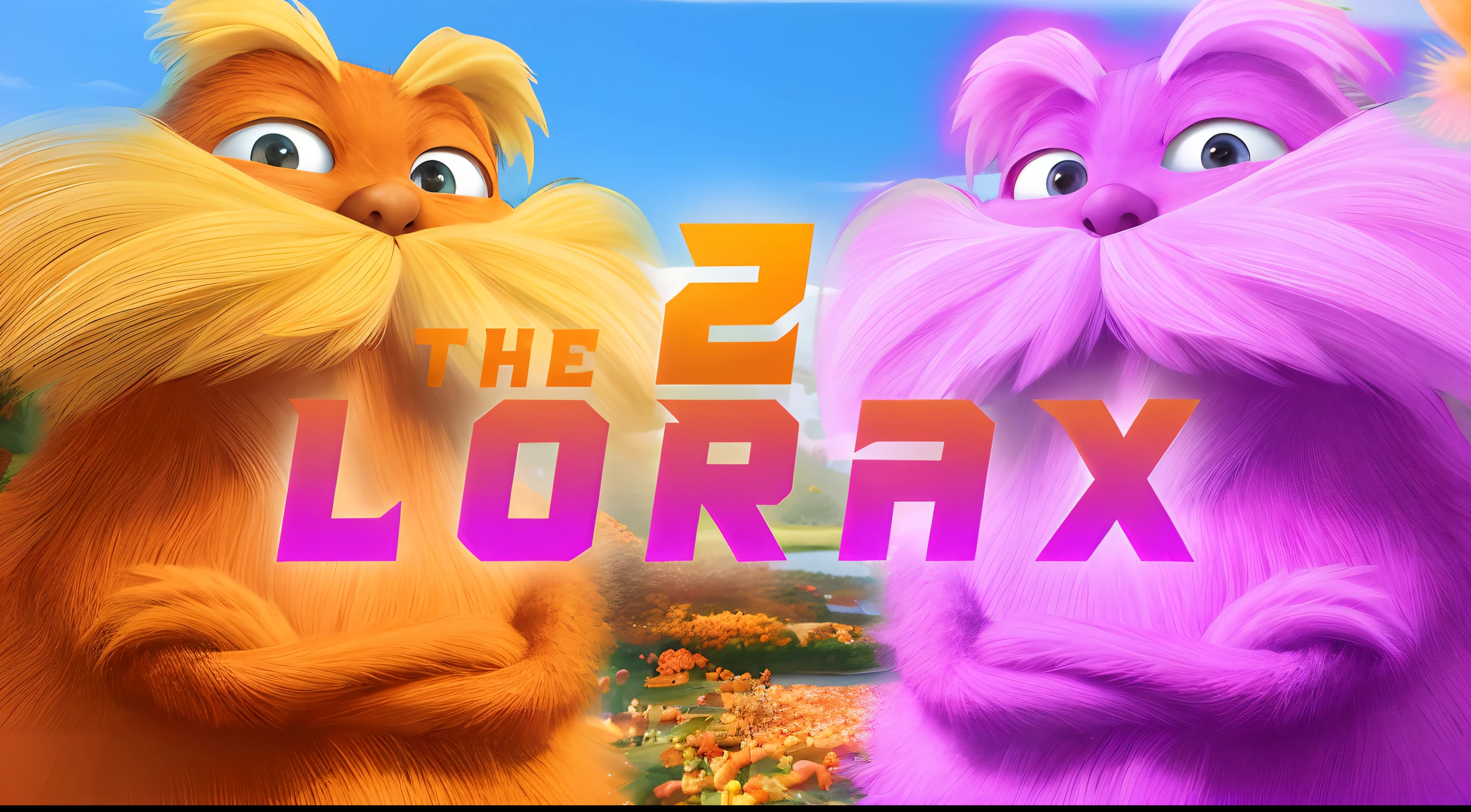 lorax movie, style lorax animation, quality