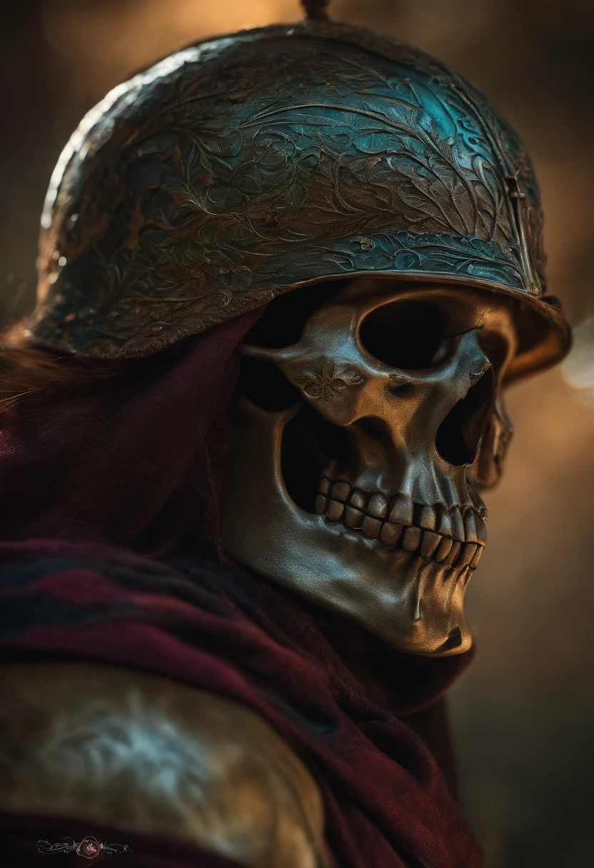 olho de orus baseada na imagem da caveira dessa conversa