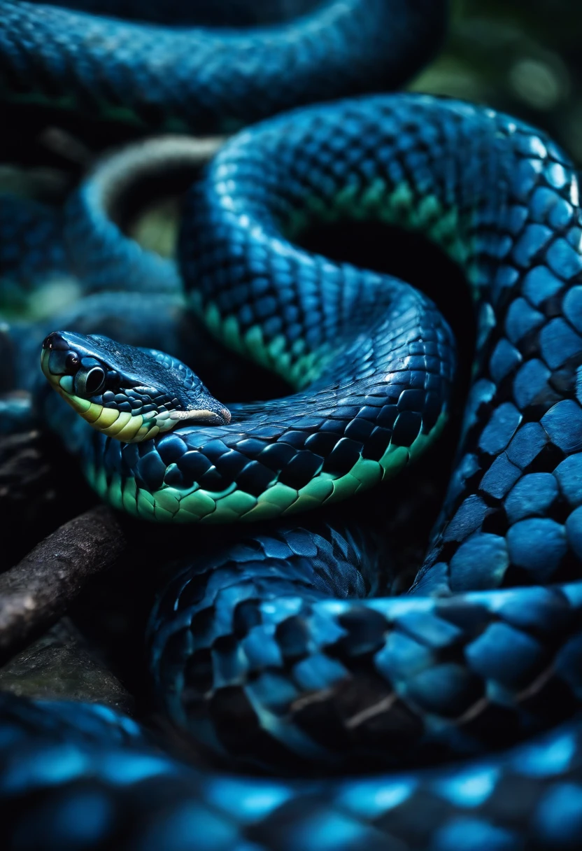 Blue Magic Snake