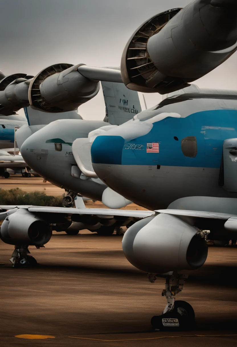E-3 AWACS jet boneyard.