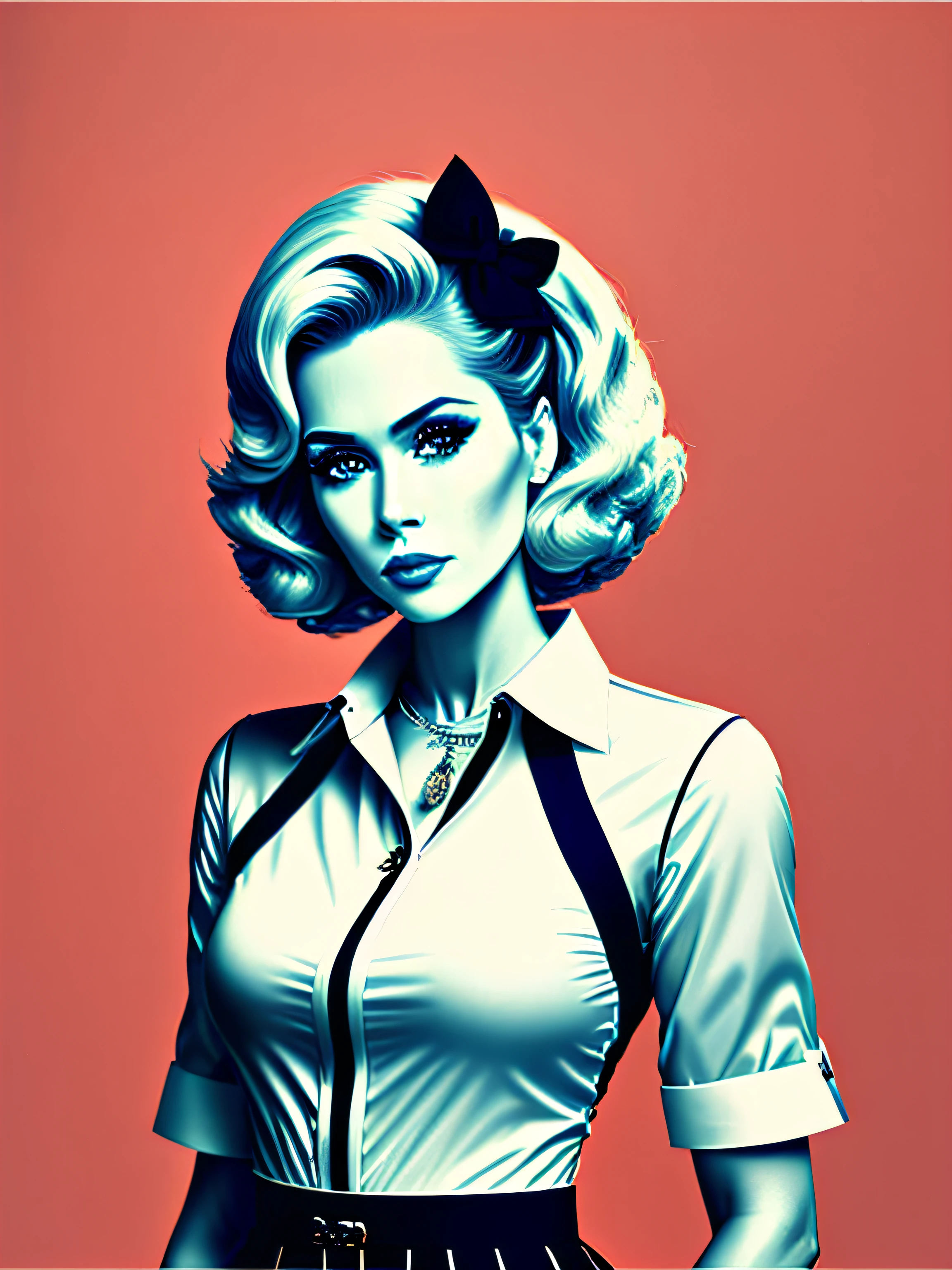 Adesivos de Jane Fonda, 30 anos, vector print, vetorial pesado, ( self  do rosto) Art Station Trend, vestido com roupas estilosas,  hyper realistic detailed rendering, vetorial, olhos vivos, olhos brilhantes, Brinquedo, Estilizado, arte vetorial,  Estilo italiano, Estilo urbano, Pose estilosa de modelo  , roupas da moda,  , 8 1 5