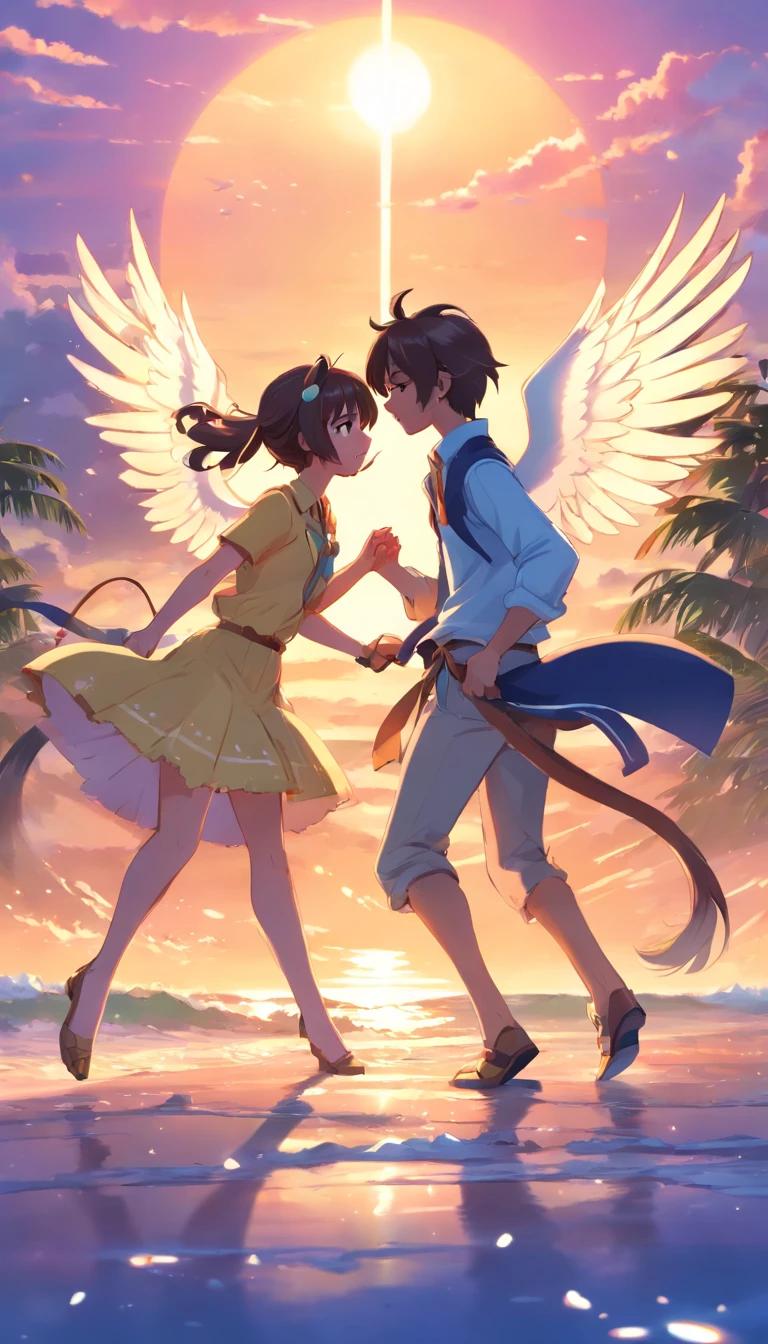 there are two cartoon characters that are playing together, mlp fanart, equestria, commission for high res, with hooves and wings, anthropomorphic mare, by JoWOnder, windy mane, commission art, mlp, by Caroline Chariot-Dayez, jazza and rossdraws, detailed fanart, commission for, hd artwork, from hearthstone, oc commission, sundown