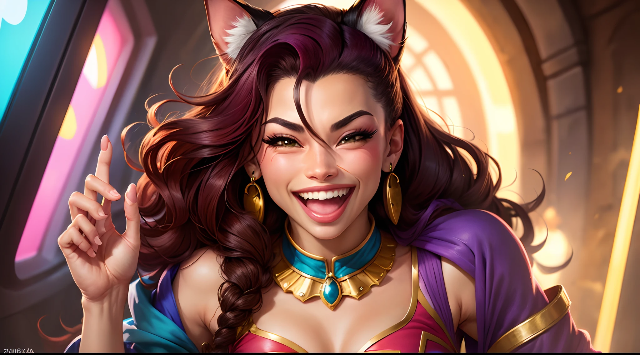 the catra who laughs