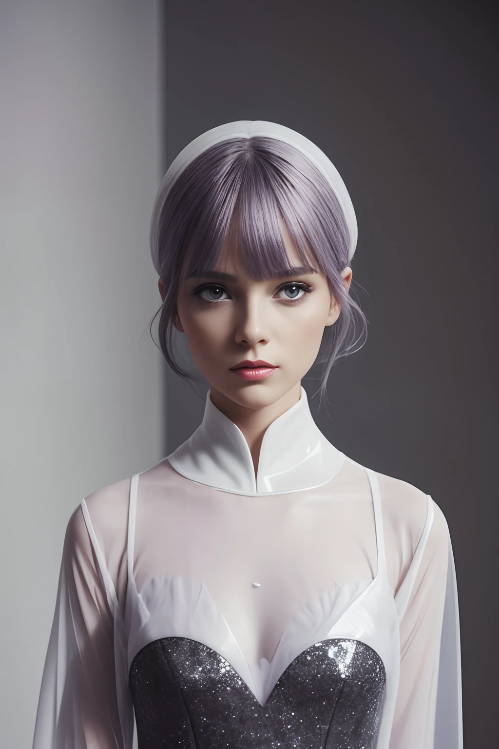fashion photography, resin, White, slate, gris, lilac