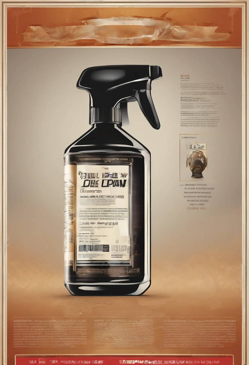 Spray bottle advertising