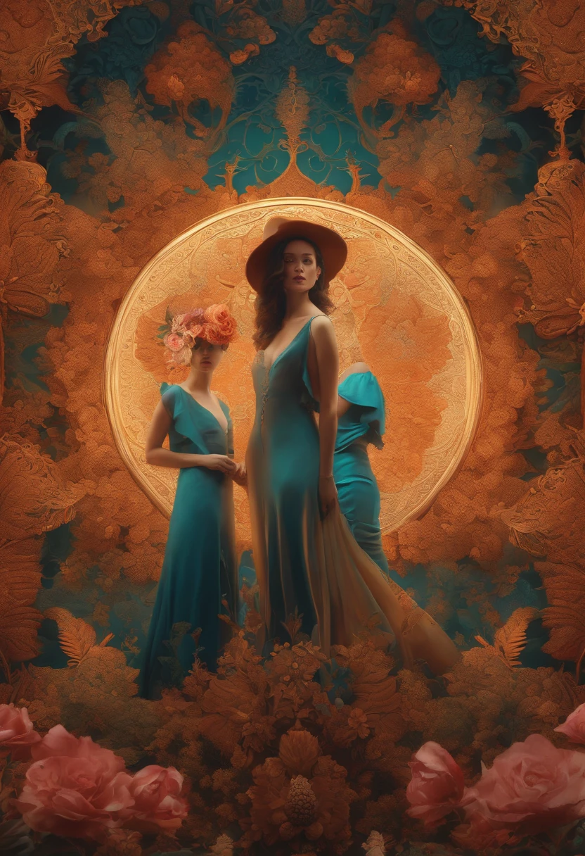 Arte Oficial, Unity 8k papel de parede, ultra detalhado, Beautiful and Aesthetic, master part, best quality, (Zemaranhar, mandala, emaranhado, emaranhar), (Arte Fractal:1.3) , 1girl, flores vermelhas, extremamente detalhado, Dynamic angle, tiro de cowboy, A mais bela forma de caos, elegante, um brutalista projetado, cores vivas, Romantismo, Por James Jean, Roby Dwi Antono, Tran Ross, Francisco Bacon, Michal Mraz, Adriano Ghenie, Petra Cortright, Gerhard Richter, Takato Yamamoto, Ashley Madeira, Atmospheric