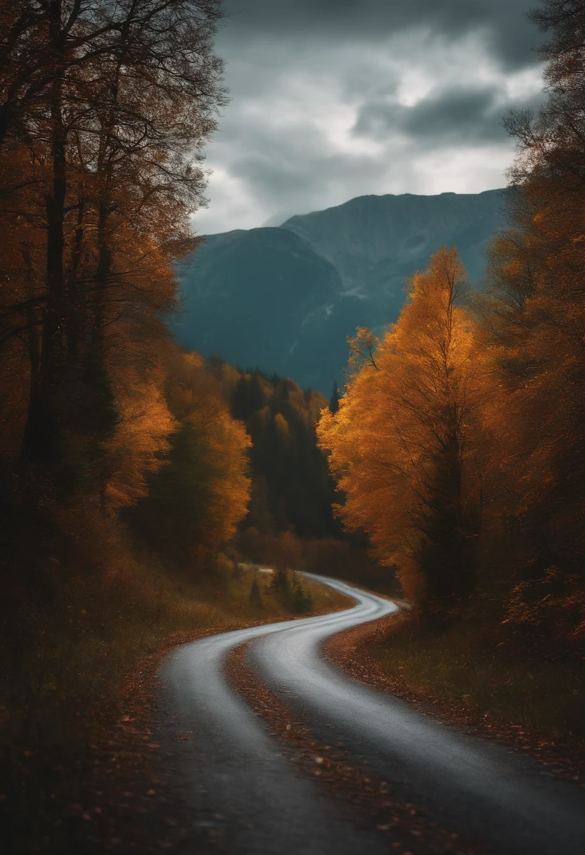 Nature, editing background 4k,blur, high details road, realistic