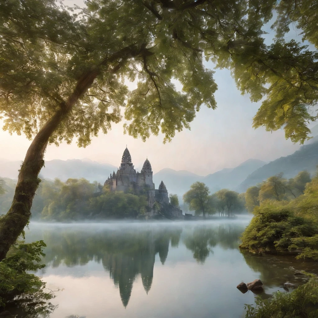 (Best quality,4K,8K,A high resolution,Masterpiece:1.2),Ultra-detailed,(Realistic,Photorealistic,photo-realistic:1.37),Imaginary landscape,mystical ambiance,an enchanted forest,mythological creatures,Ancient ruins,A shining light,Invisible miracles,Colorful flora and fauna,Breathtaking mountains and valleys,Hidden waterfalls and streams,with golden rays piercing through the trees,Mysterious fog and mist,A magical glow at dusk,Gods and goddesses in mythology,The wind blows through the leaves,Tranquil reflection on the lake,Huge mythical tree with hanging vines,Crystal clear sky,The stars shine,Peaceful harmony between nature and living things,A hidden path to an unknown adventure,Wisdom and knowledge preserved in ancient books,Majestic castles and temples,Spectacular sunsets and sunrises on land,Charming music playing in the background,From snow-capped peaks to lush meadows,Diverse landscape,Discover and explore legendary worlds.