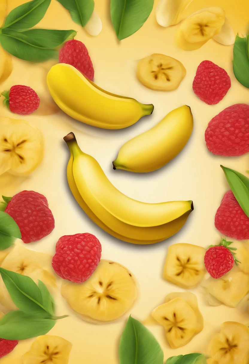 Design a vibrant and enticing logo for 'Banana Bliss Chips.' The logo should feature a perfect blend of creativity and simplicity, capturing the essence of delicious banana chips. Use warm, inviting colors and consider incorporating a banana or banana leaf motif into the design. Make it memorable and appealing to snack lovers!"