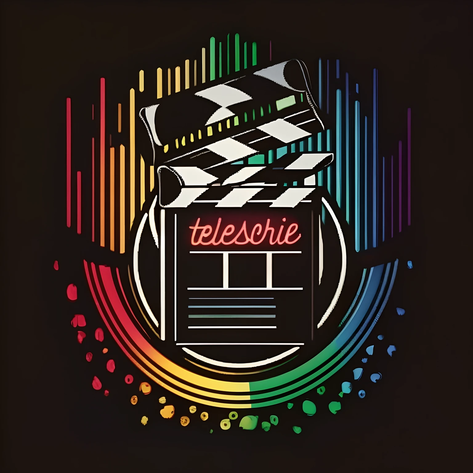 A closeup of a roll of film with a rainbow background, CineStill 8 0 0 t Technicolor, cinestill 800t technicolor, fellini 1977 technicolor, Directed by: Telemaco Signorini, Cinemascope, em plena Technicolor, iridescent illustration, Telecinesia, Technicolor!!!