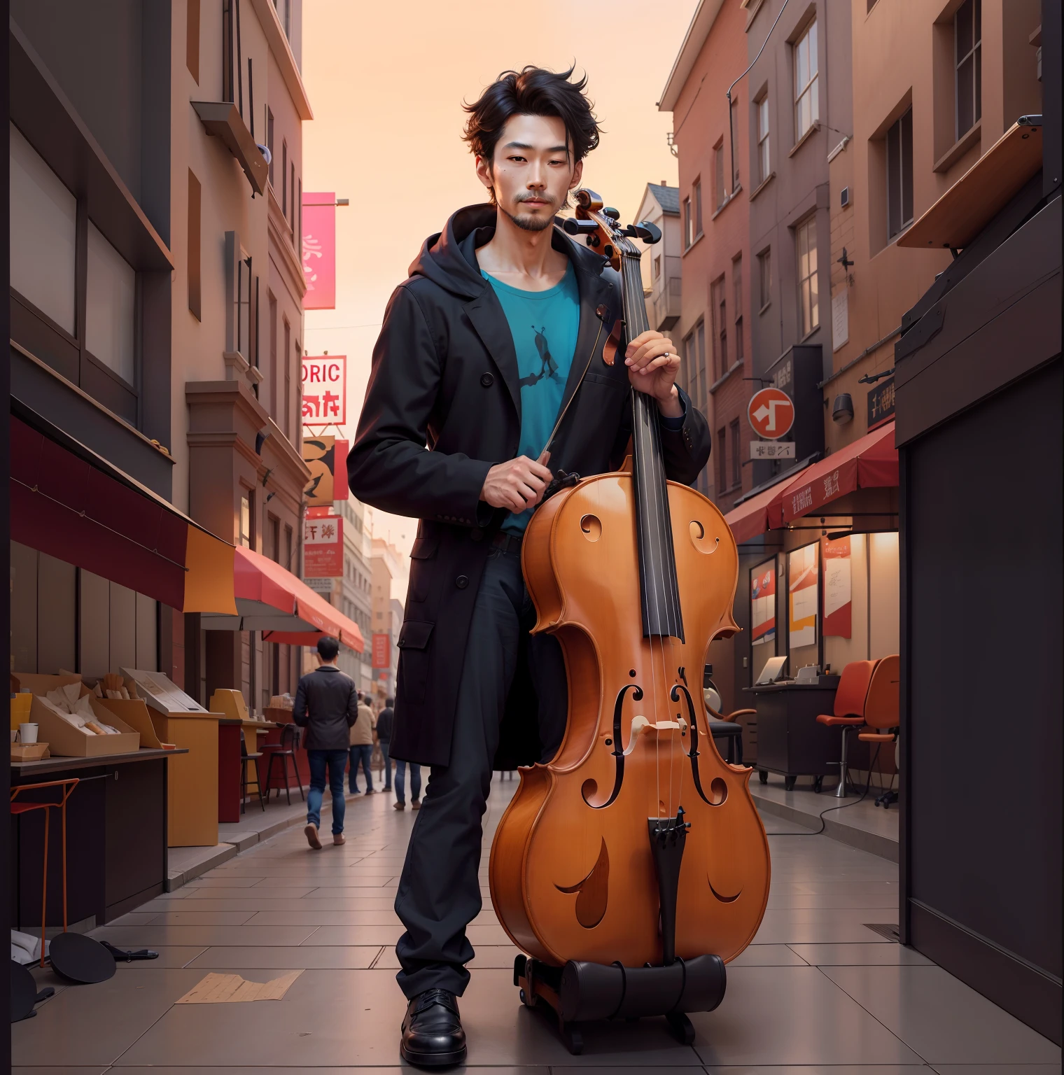 Beautiful cello neck、The correct cello neck、masterpiece