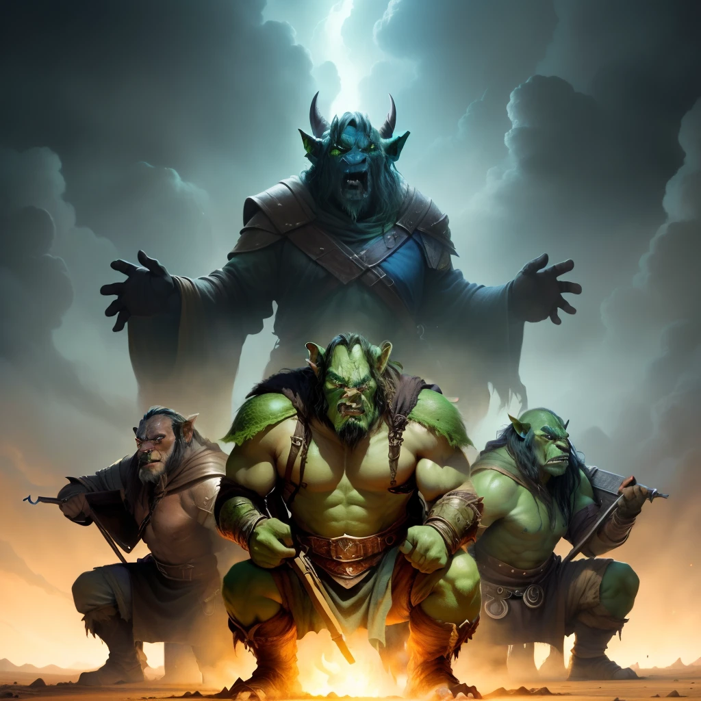 (fantasyclassicscolour:0.8), orc camp <lora:FantasyClassics:1>