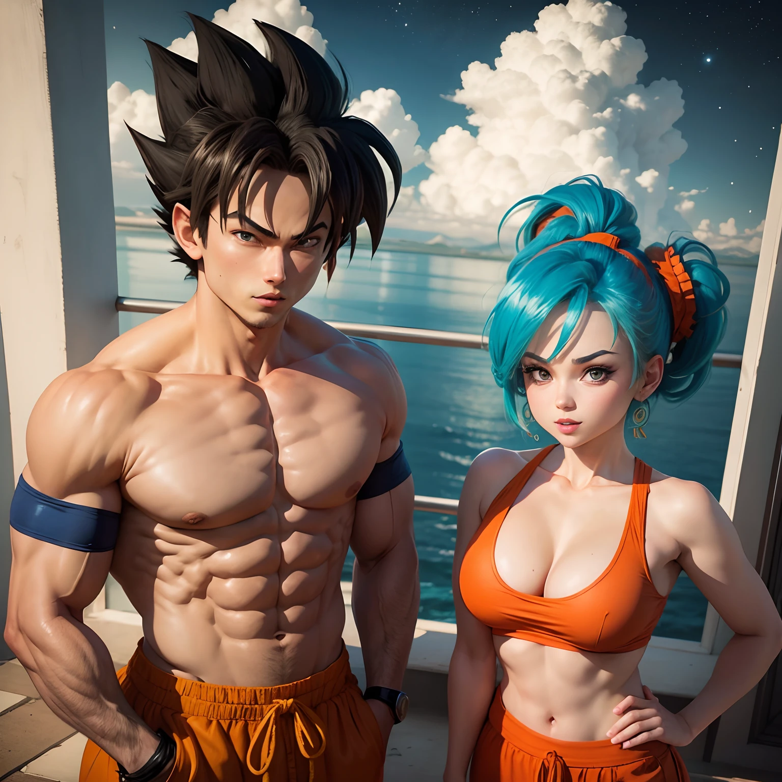 Goku e bulma sexy