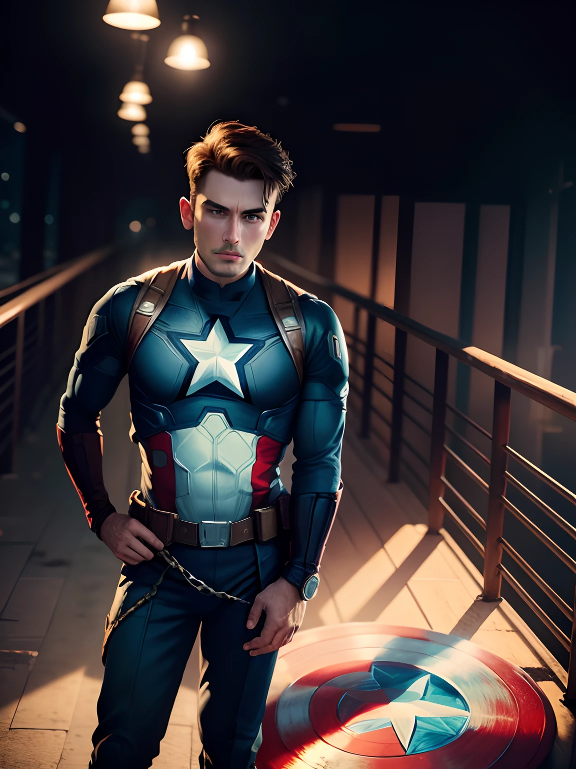 Change background like as captain America 8k
